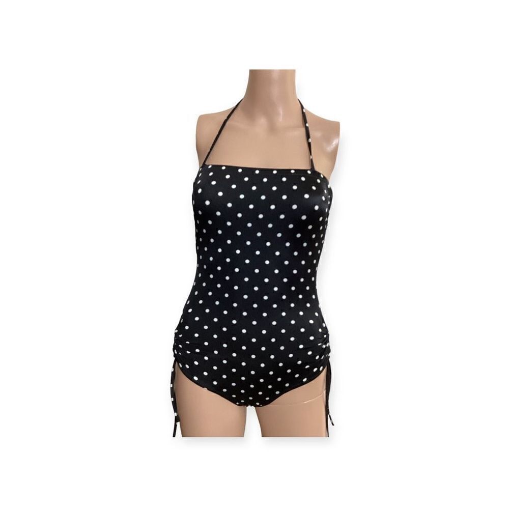 Vintage Polka Dot Retro One Piece Swimsuit 12